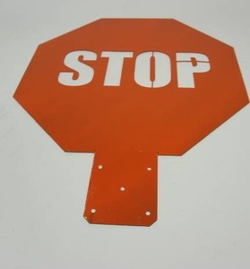 lot 95 image: Metal Stop Sign