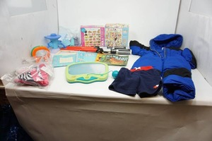lot 122 image: Misc. Kids Toy And Cloths