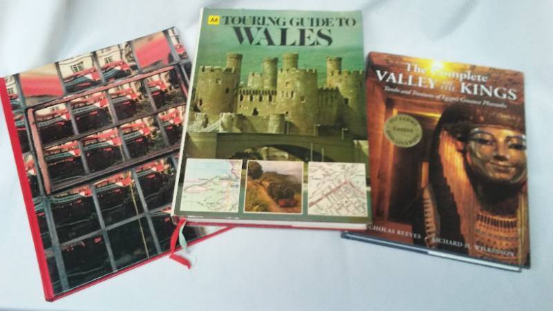lot 23X image: Vintage beginners World Map and Travel Books