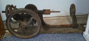 lot 18 image: Antique Drill Press.