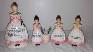 lot 39 image: Pink Prayer Lady Set.