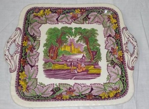 lot 42 image: Vintage Masons Ironstone Platter.