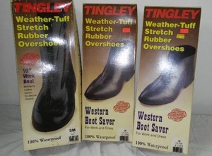 lot 46 image: Tingley Rubber Overshoes (3 Pair).
