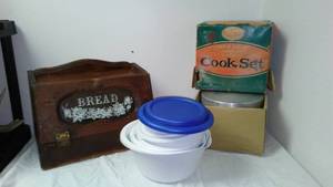 lot 68 image: Vintage Cook Set (In Box) And More.