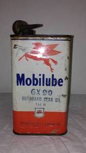 lot 76 image: Mobilube Gx90 Outboard Gear Oil