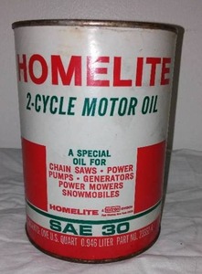 lot 88 image: Home Lite 2-Cycle Motor Oil.