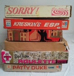 lot 122 image: Patty Duke, Keskins ESP, Roulette, and Pachisi plus more.