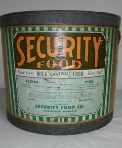lot 124 image: Supreme Security Food Canister.