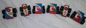 lot 132 image: Kelloggs Frosty Flakes Race Cars. (6)