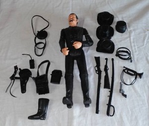 lot 224 image: Vintage Marx Toy Johnny West Action Figure Sam Cobra