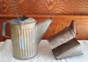 lot 254 image: Vintage Watering Can And Smoker.