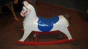 lot 356 image: Vintage Rocking Horse.