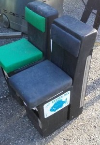 lot 362 image: Portable Ice Fishing Seats (2) Keeper Deluxe