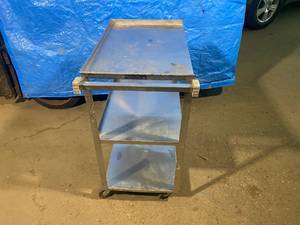 3 Shelf Stainless steel cart
