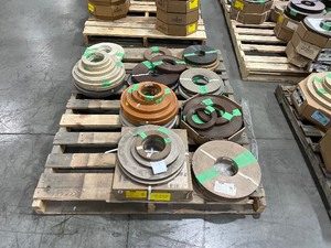 5 PALLETS OF EDGEBANDING VARIOUS COLORS & AMOUNTS