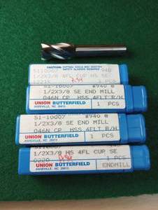 lot 201 image: Union Butterfield 12 X 38  End Mills