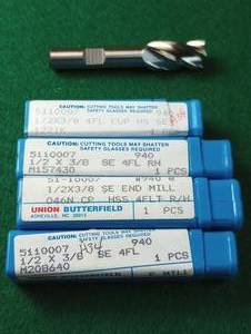 lot 202 image: Union Butterfield 12 X 38  End Mills