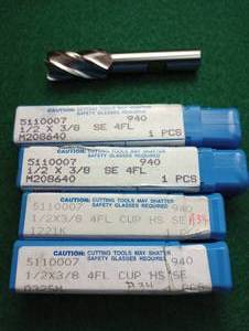 lot 206 image: Union Butterfield 12 X 38 End Mills