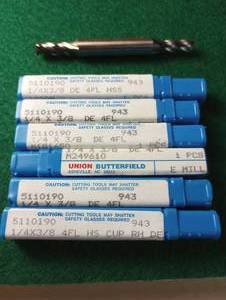lot 184 image: Union Butterfield14 X 38 DE End Mills