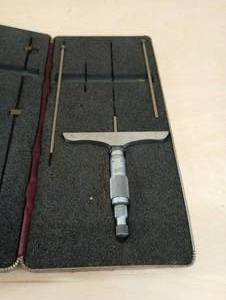 lot 112 image: Starrett Depth Micrometer