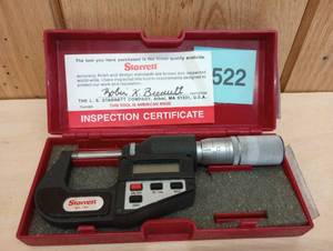 lot 109 image: Starrett Digital Micrometer