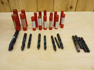 lot 52C image: Assorted C Bore End Mills