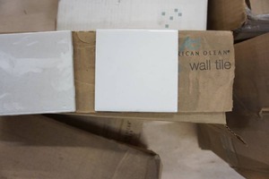 lot 62 image: (1 Box) American Olean Ceramic Tile White
