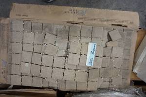 lot 65 image: (5 Boxes) American Olean Brown Mosiacs