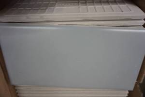 lot 76 image: (8 Boxes) American Olean Ceramic Tile in Light Smoke