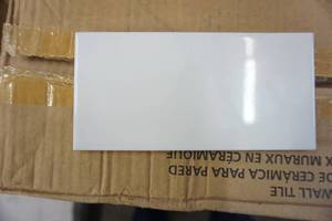 lot 38 image: (6 Boxes) daltile Ceramic Wall Tile 3 x 6 Arctic White
