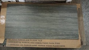 lot 182 image: (1 Box) Glazed Porcelain Floor Tile