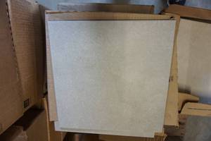 lot 81 image: (4 Boxes) Porcelain Floor and Wall Tile Elegant Gray