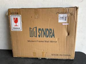 lot 221 image: Syndra 24 x 32 inch Decorative Wall Mirror