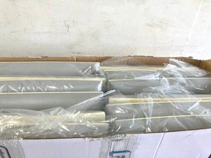 lot 103 image: Art3d Pack of 12 Adjustable Wall Mounted Gray Upholstered Headboard Panels
