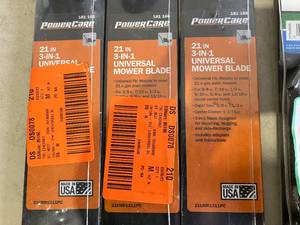 lot 105 image: LOT OF 7 Assorted Mower Blades