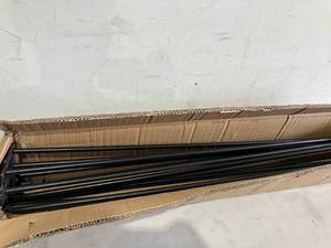 lot 178 image: CWLOTAC 40 inch Black Metal Hairpin TableDesk Legs Set of 4