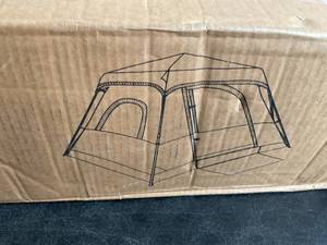 lot 272 image: BeyondHOME Instant Cabin 6-Person Sky Blue Camping Tent