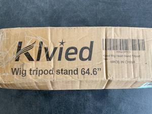 lot 277 image: Klvied Reinforced Mannequin Head Adjustable Stand Tripod