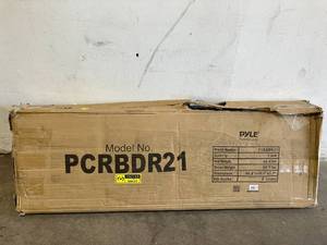 lot 307 image: PYLE Set of Two 4 ft. Black Heavy Duty Rubber Car Vehicle Curbside Driveway Ramp