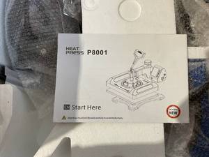 lot 44 image: Vevor 5-in-1 Combo 360 Swing Away Digital Sublimation Vinyl Transfer Pro Heat Press Machine