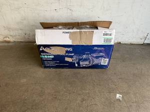 lot 45 image: Aquastrong 1HP InAbove Ground Single Speed Pool Pump