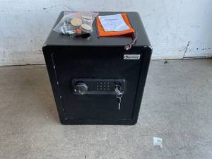 lot 57 image: Kavey 2.0 Cub Safe Box with Dual Warning Alarm and Digital Touch Screen Keypad