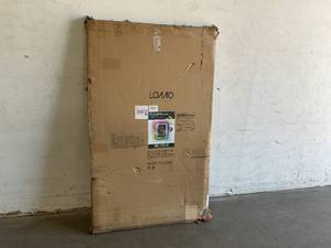 lot 75 image: LOAAO 60X36 RGB LED Backlit & Front Lit Tempered Glass Bathroom Mirror