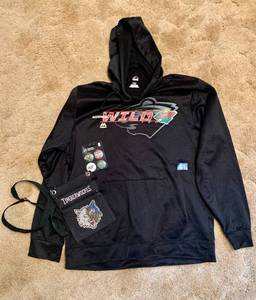 lot 63 image: Timberwolves Hoodie, purse, buttons