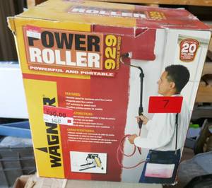 lot 7 image: Wagner Power Paint Roller - lightly used, working