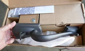 lot 9 image: New Schlage Door Handle and lock - Black Brushed look