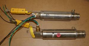 lot 48 image: Two Farnam CT150-1500-240-3-12F-12F-TF1 Cool Touch Air Heat Torch, 240V, 1500W