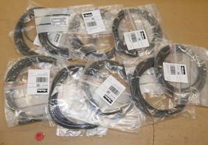 lot 51 image: Lot of New Parker cables CB-M8-4P-2M (4 pin connector, 2 meters)