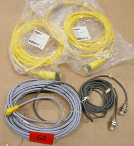 lot 64 image: New Banner and Turck automation cables and sensors