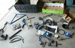 lot 72 image: Tote full of Kent Moore parts - looks like car repair items